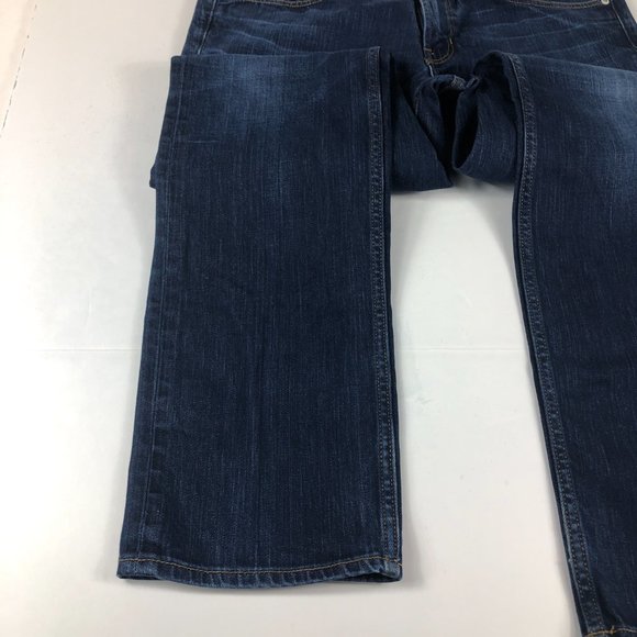 Bonobos Jeans Men's 35 x 33* Slim Straight Leg Blue Fade Stretch White Oak Denim - Picture 5 of 16